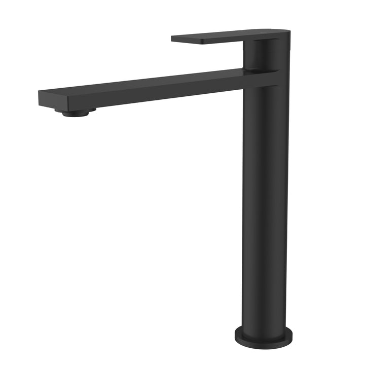 Evie High-Rise Basin Mixer Matt Black