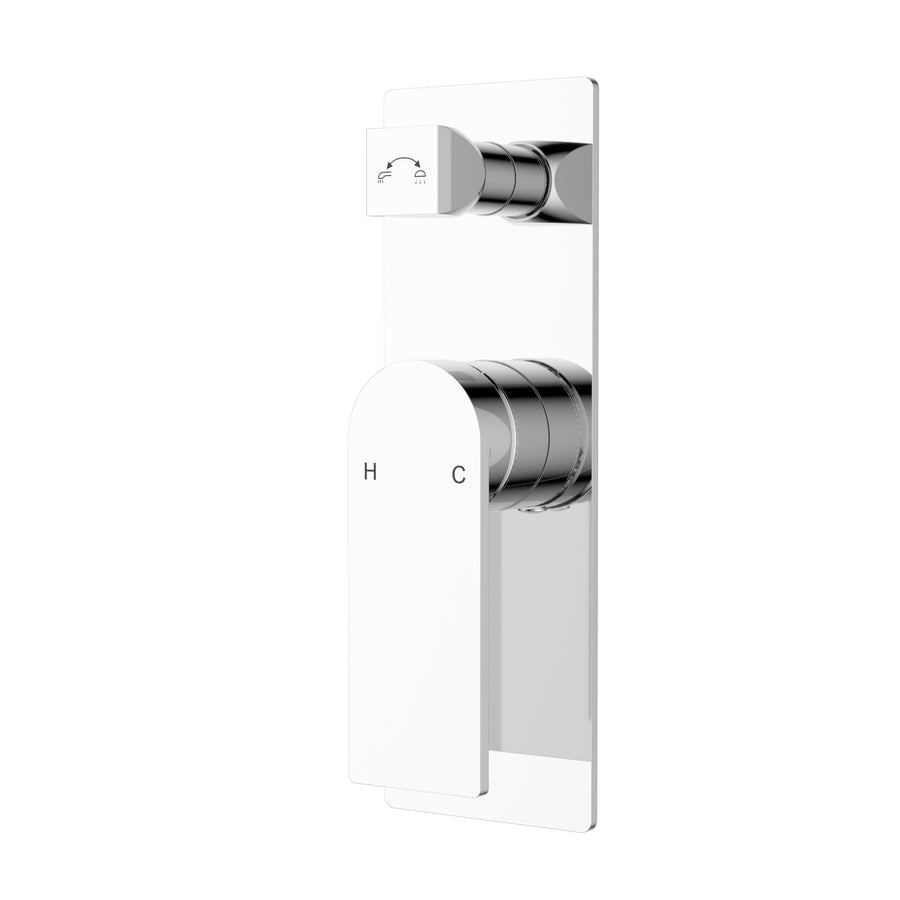 Evie Wall Mixer with Diverter Chrome