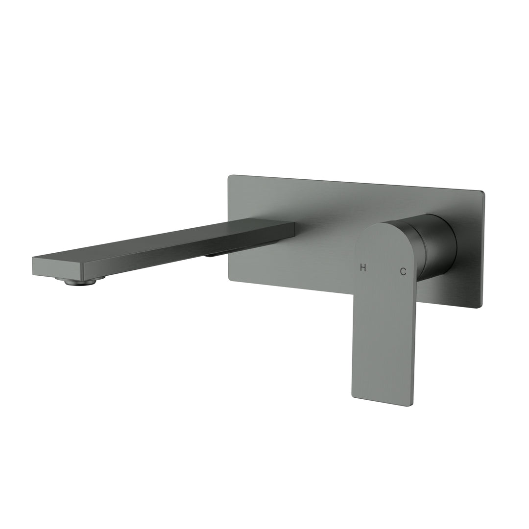 Evie Wall Basin Mixer Gunmetal