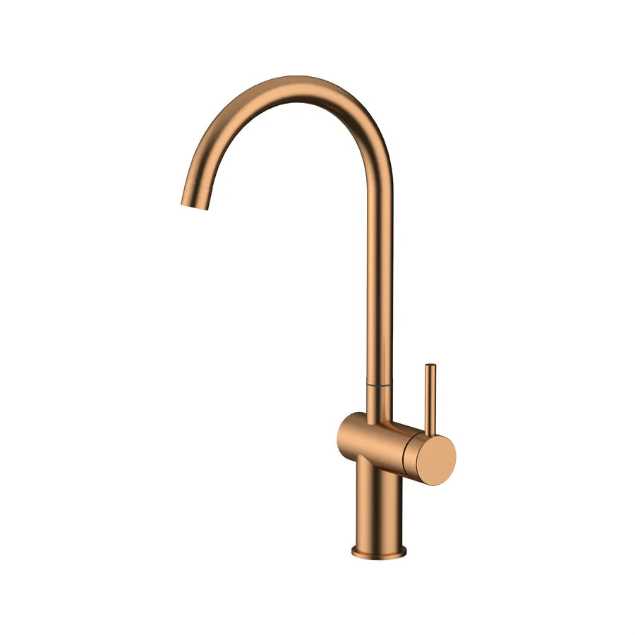 Luna Sink Mixer Brushed Copper