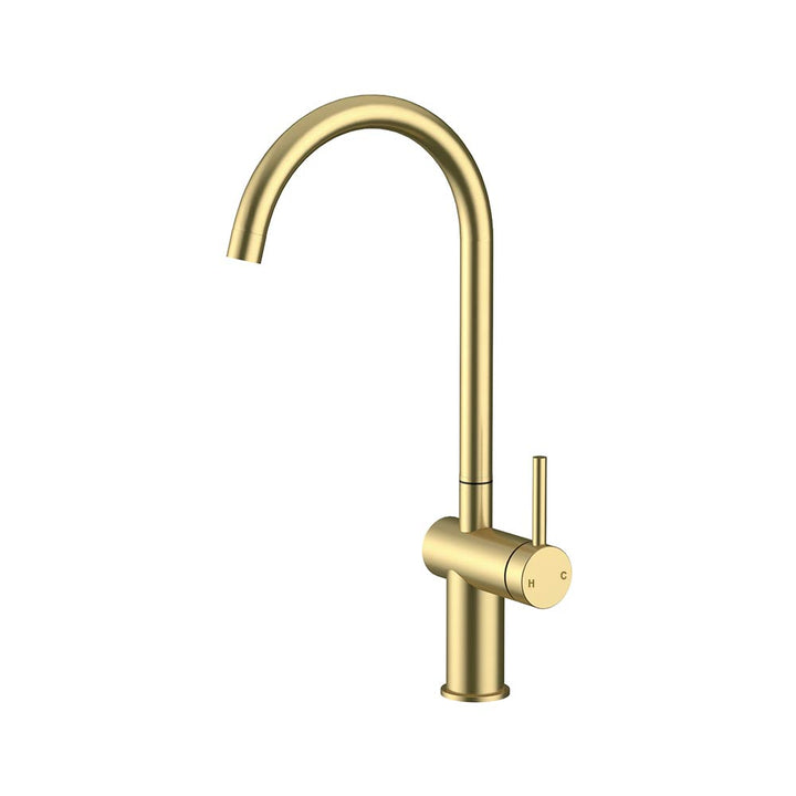 Luna Sink Mixer Brushed Gold