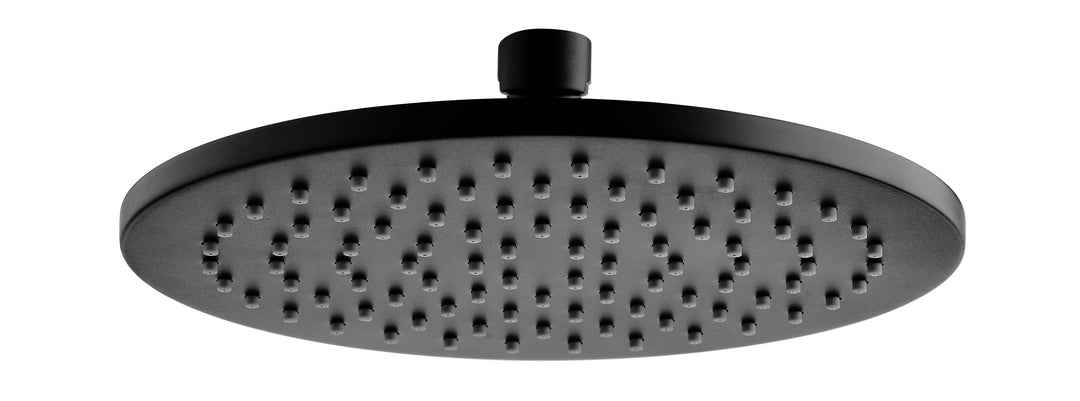 Impressions Evie 200mm Brass Shower Head matt black