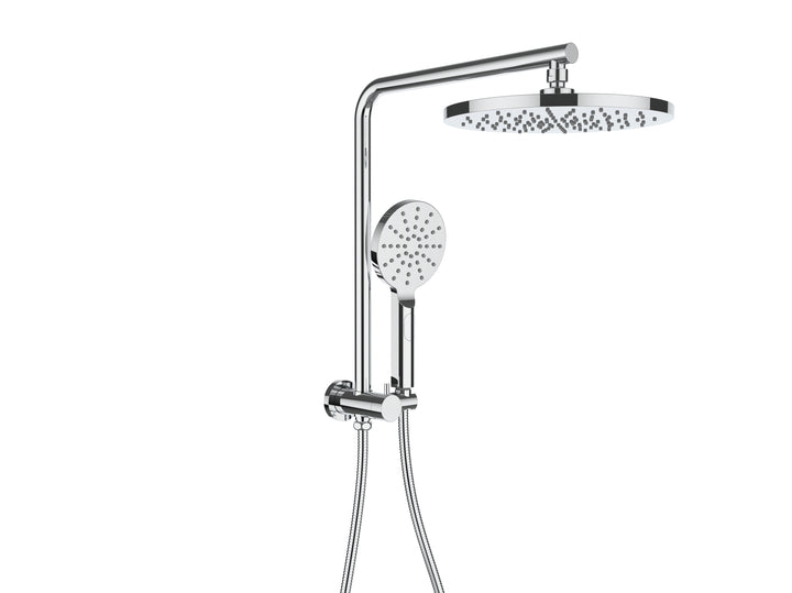 Impressions Evie Round Short Combo Shower Set chrome