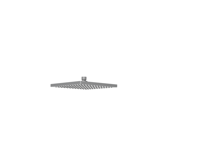 Impressions Seto Square 200mm ABS Shower Head gunmetal