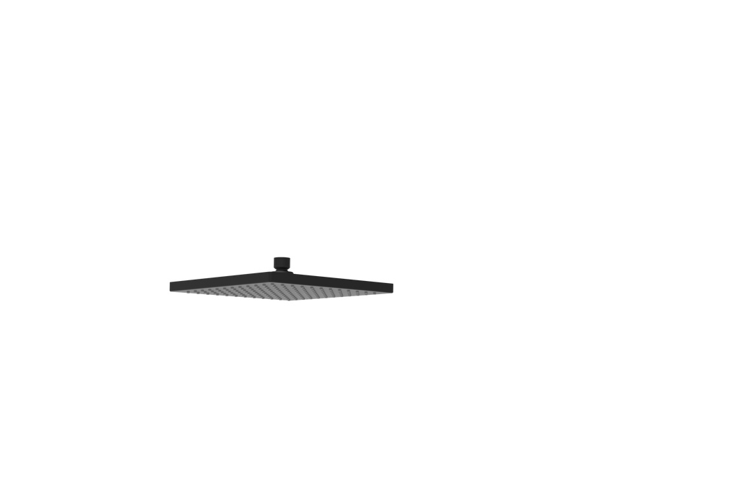Impressions Seto Square 200mm ABS Shower Head matt black