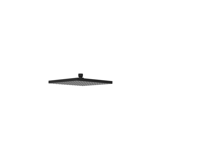 Impressions Seto Square 200mm ABS Shower Head matt black