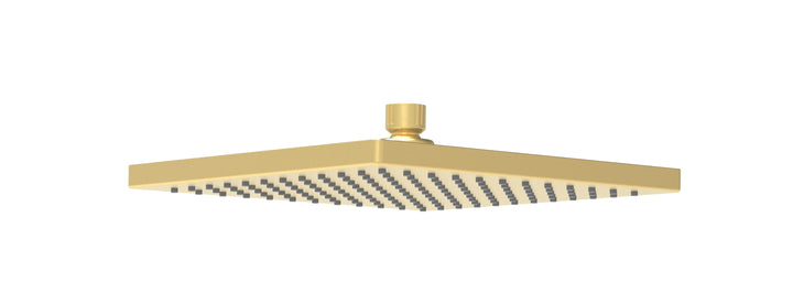 Impressions Seto Square 250mm ABS Shower Head brushed gold