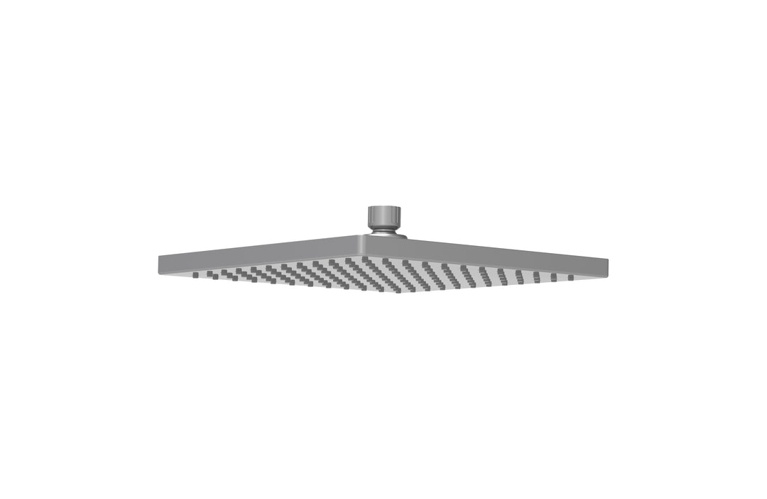 Impressions Seto Square 250mm ABS Shower Head gunmetal