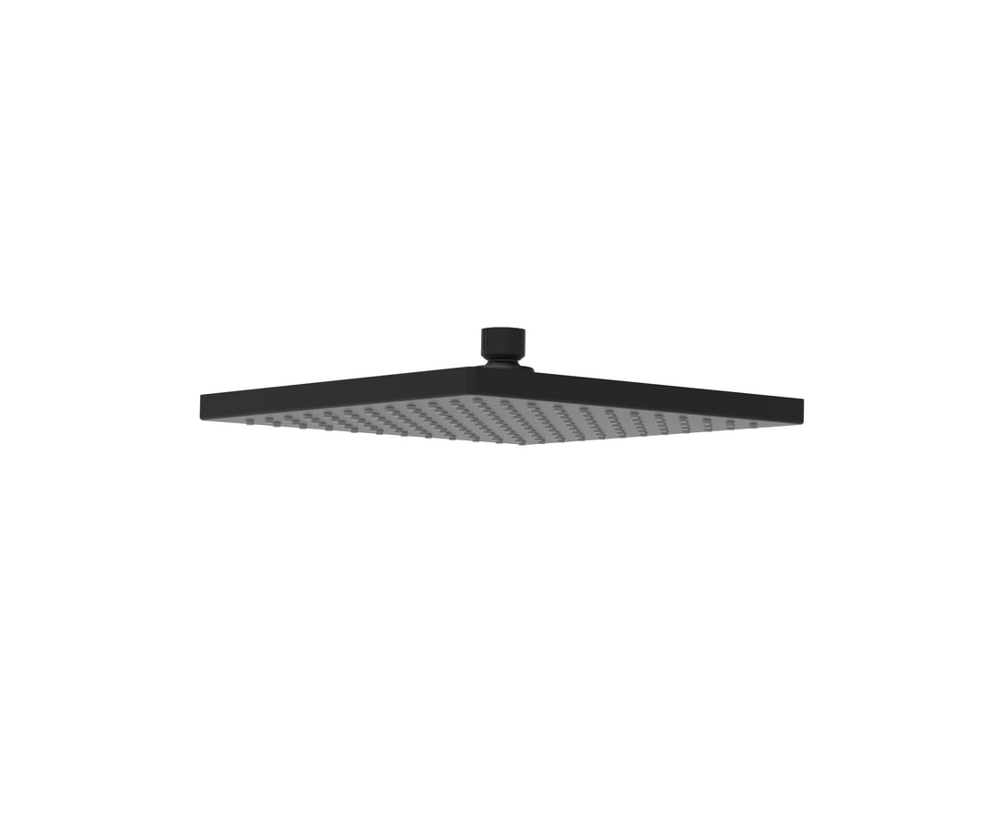 Impressions Seto Square 250mm ABS Shower Head matt black