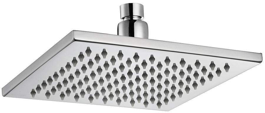 Impressions Seto Square 200mm Brass Shower Head chrome