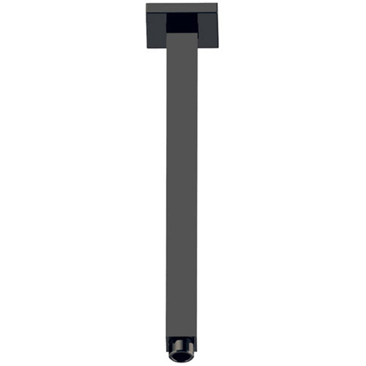 Impressions Seto Square Vertical Shower Arm matt black