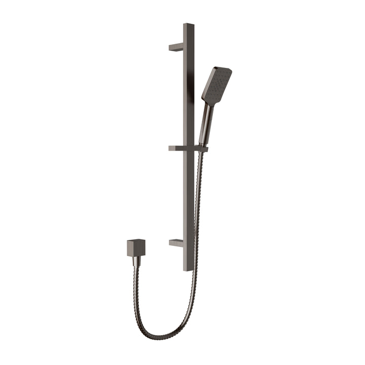 Impressions Seto Square Sliding Shower Set gunmetal