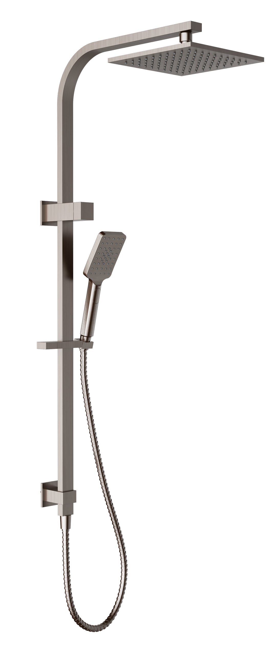 Impressions Seto Square Multi-function Shower Set brushed nickel