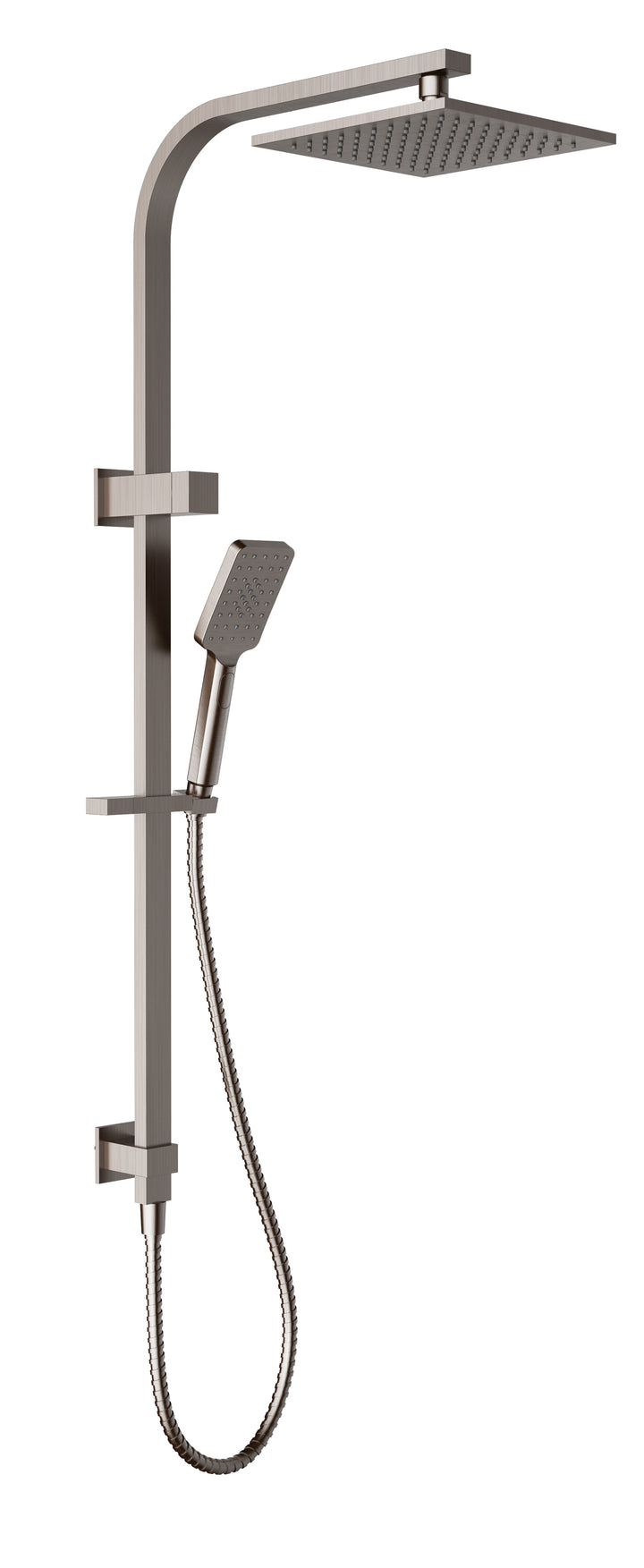 Impressions Seto Square Multi-function Shower Set brushed nickel
