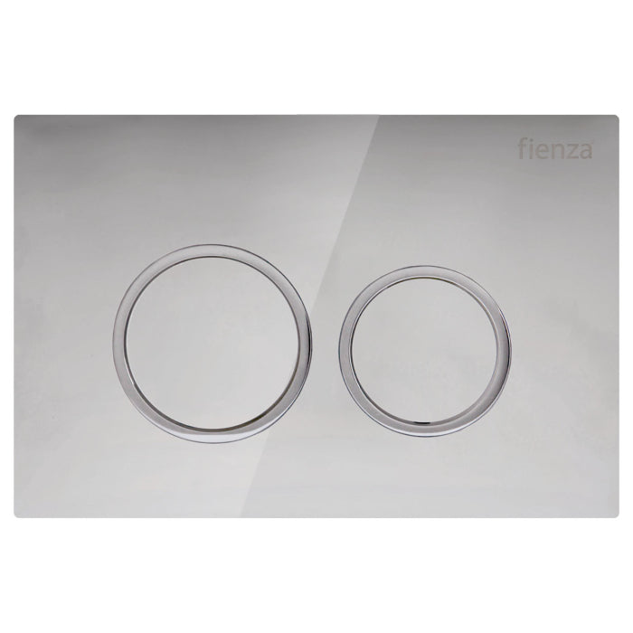 Fienza Fienza R&T Round Button Flush Plate Chrome