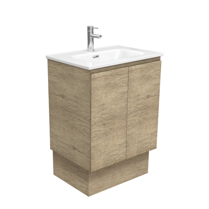 Fienza Edge Vanity On Kickboard 600mm / Scandi Oak / Joli