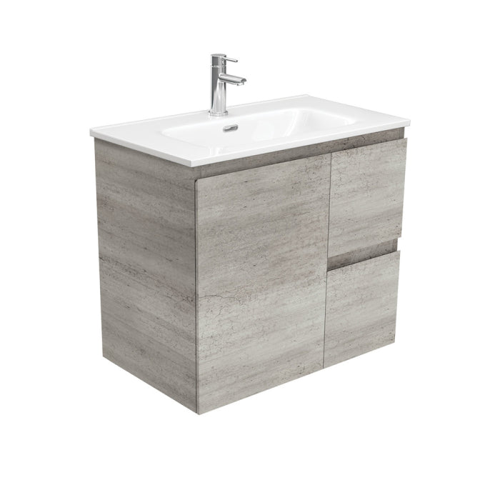 Fienza Edge Wall-Hung Vanity 750mm / Industrial / Joli