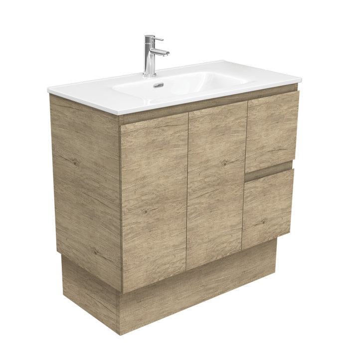 Fienza Edge Vanity On Kickboard 900mm / Scandi Oak / Joli