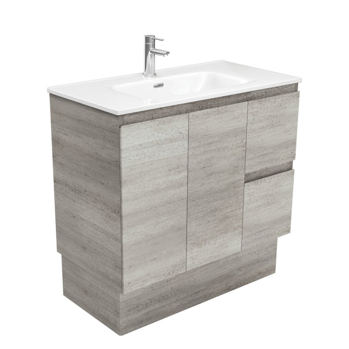 Fienza Edge Vanity On Kickboard 900mm / Industrial / Joli
