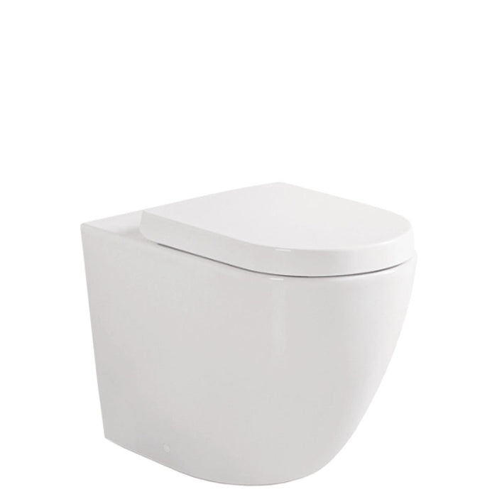 Koko Tornado Flush Wall-Faced Toilet Suite Gloss White