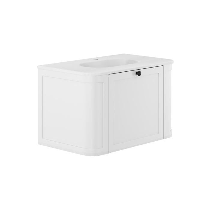 Fienza Mila Curved Wall-Hung Vanity 750mm / Lola Matte