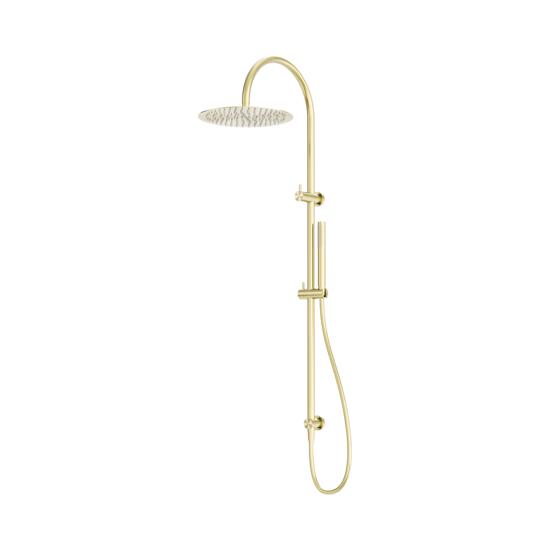 Nero Zen Twin Shower Brushed Gold