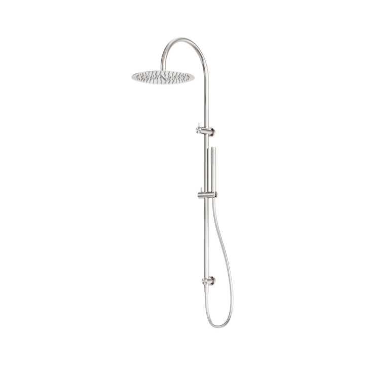 Nero Zen Twin Shower Brushed Nickel