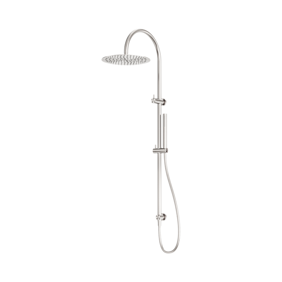 Nero Zen Twin Shower Brushed Nickel