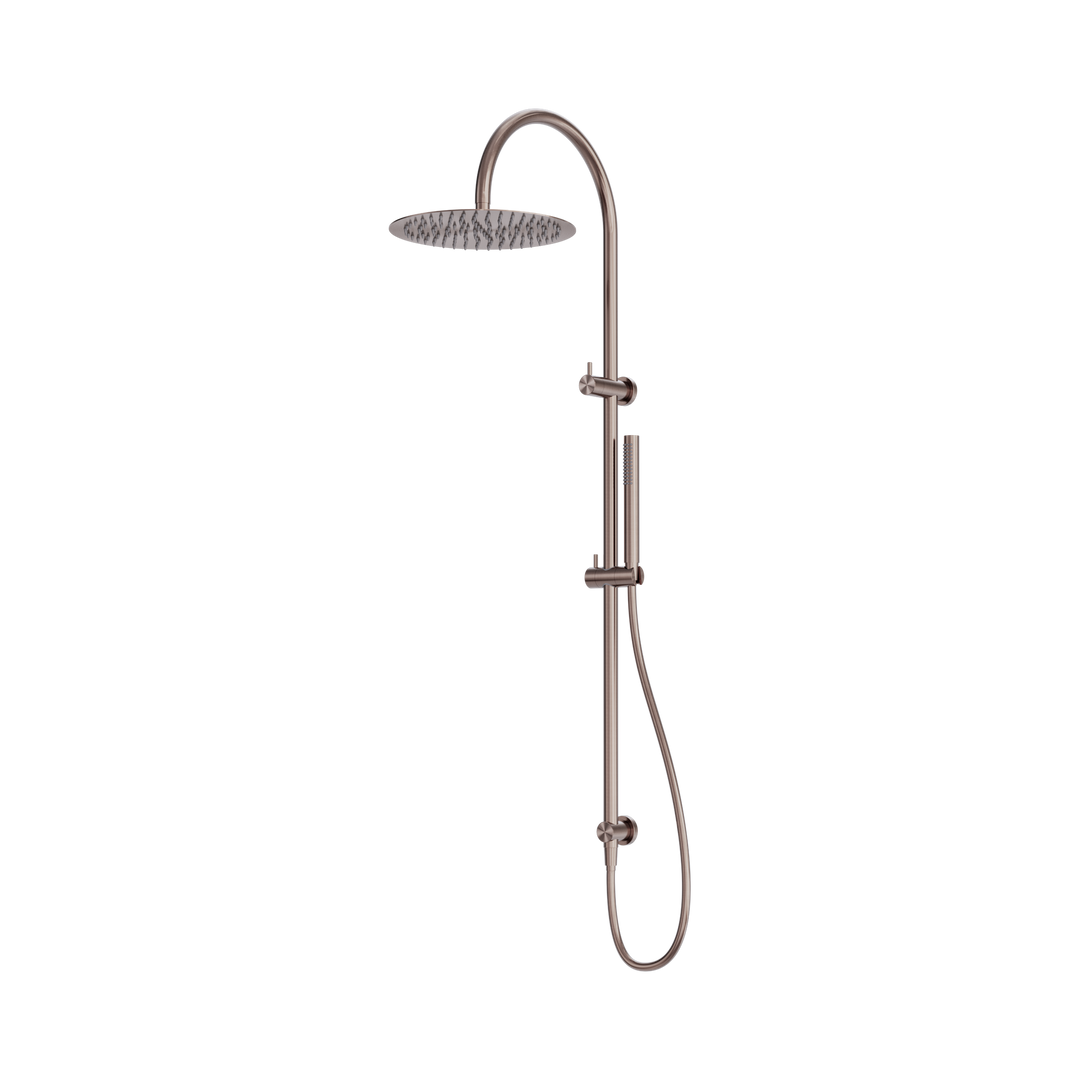 Nero Zen Twin Shower Brushed Bronze