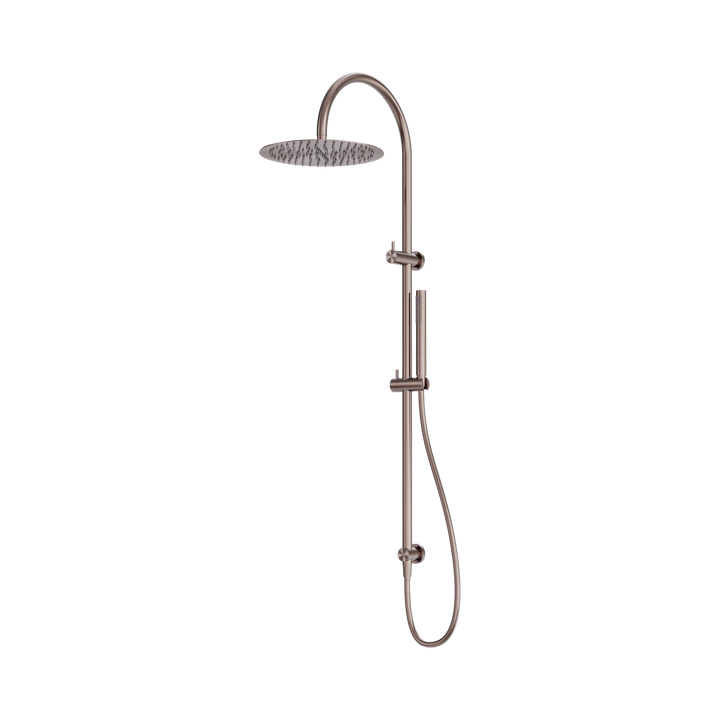 Nero Zen Twin Shower Brushed Bronze