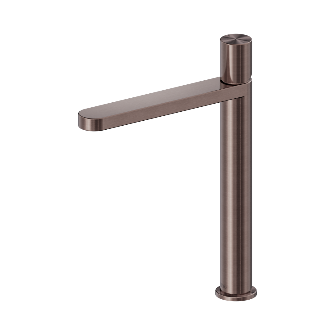 Nero Pure Tall Basin Mixer BB Brushed Bronze