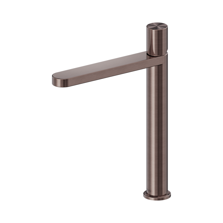 Nero Pure Tall Basin Mixer BB Brushed Bronze