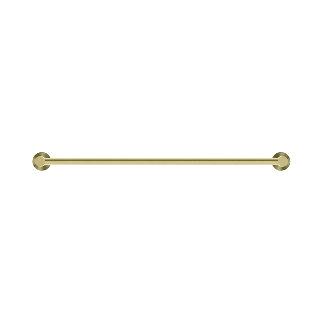 Nero Mecca Double Towel Rail 600mm Brushed Gold