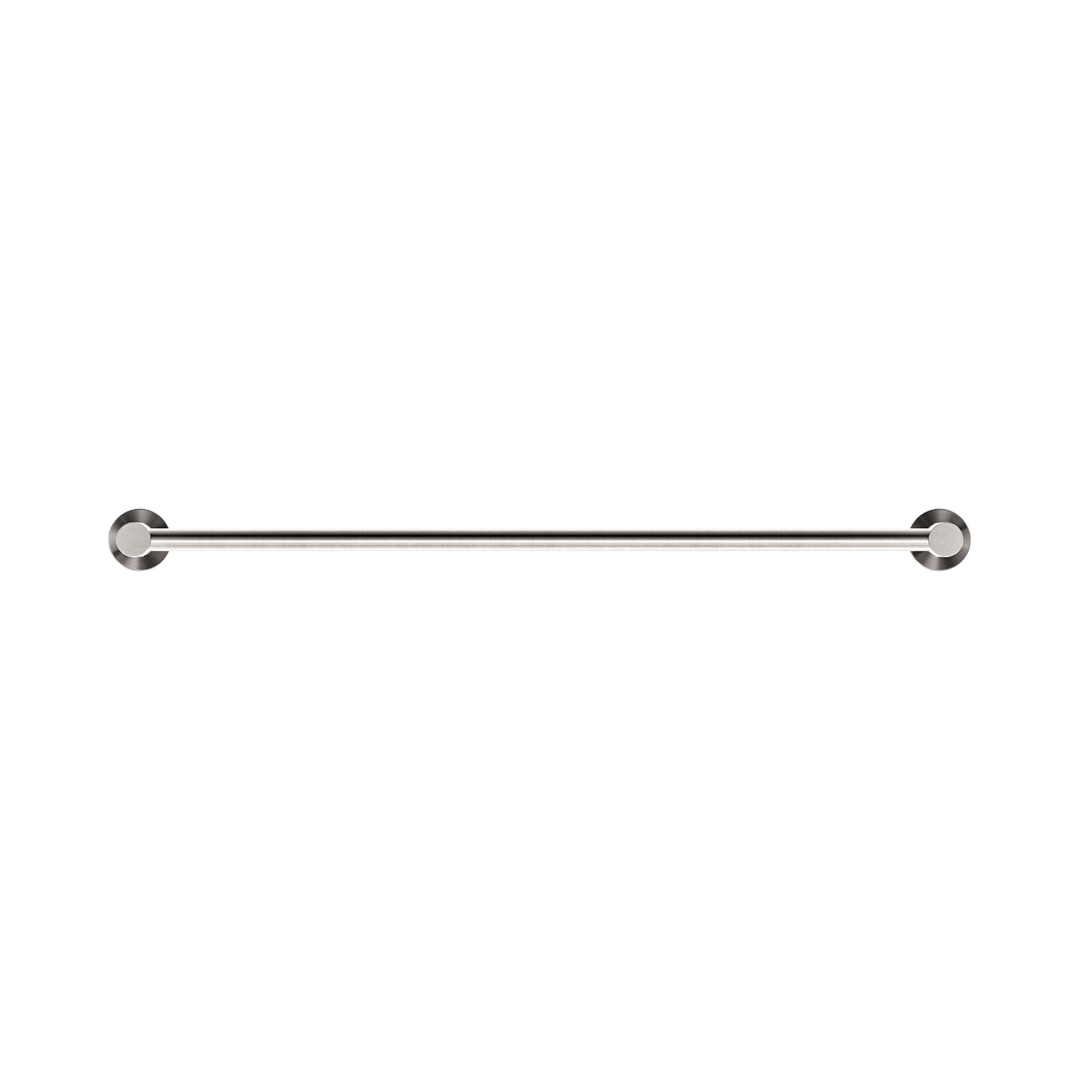 Nero Mecca Double Towel Rail 600mm Brushed Nickel