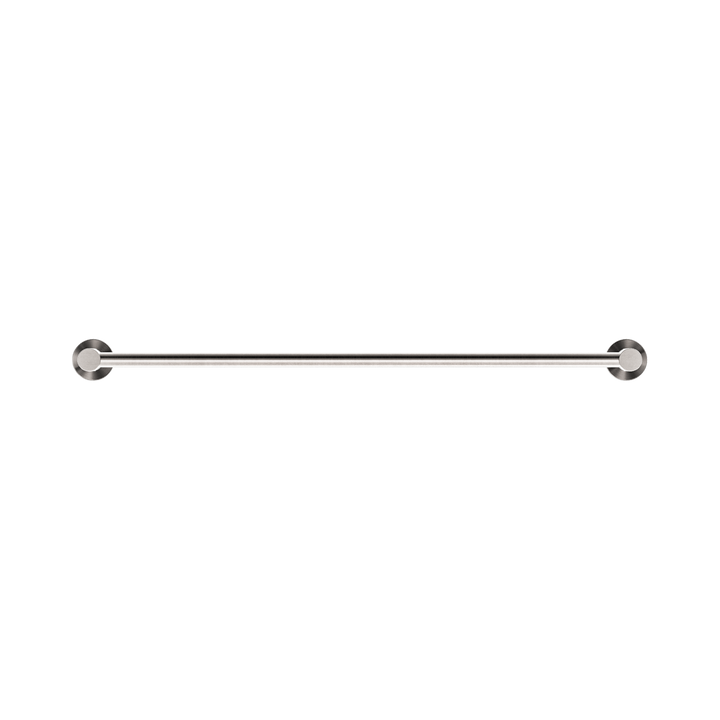 Nero Mecca Double Towel Rail 600mm Brushed Nickel