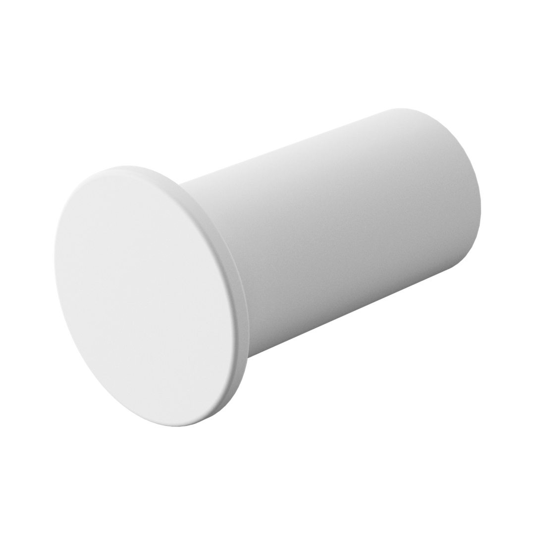 Nero Mecca Robe Hook Slim CP Matte White