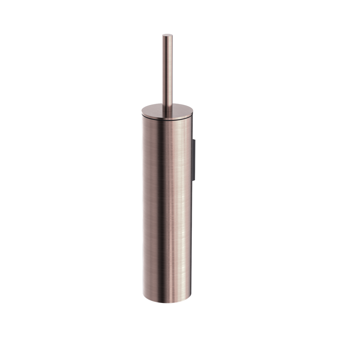 Nero Mecca Toilet Brush Holder Brushed Bronze