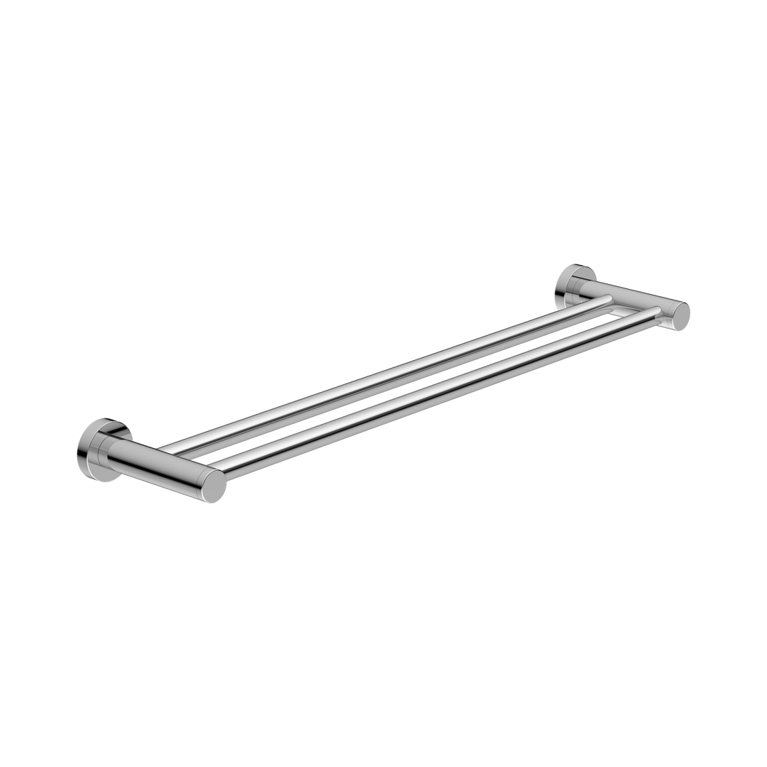Nero Dolce II Double Towel Rail 600mm CP Chrome