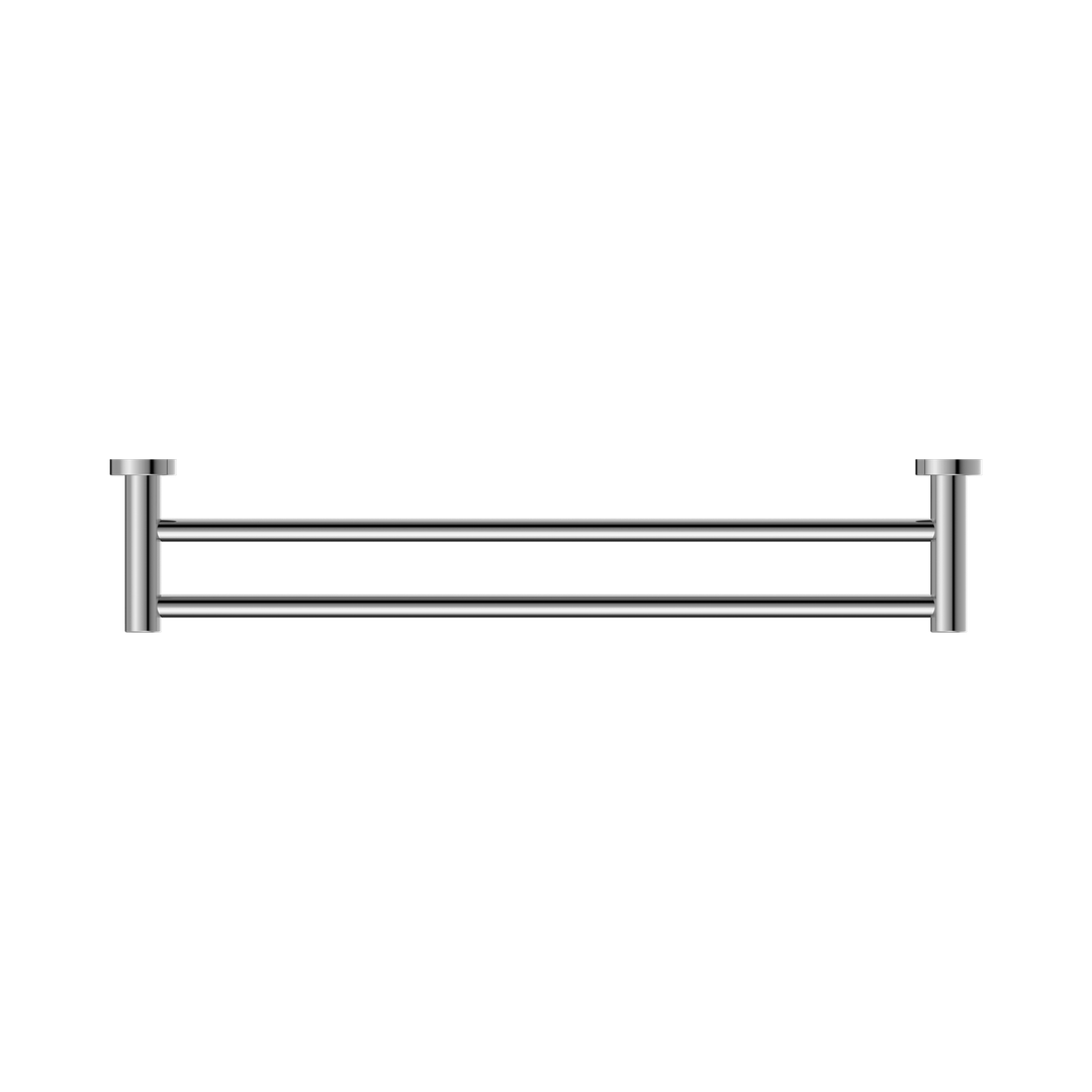 Nero Dolce II Double Towel Rail 600mm CP Chrome