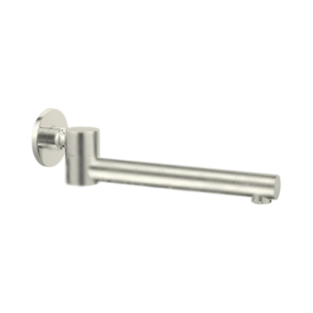 Nero Dolce Wall Mounted Swivel Bath Spout Brushed Nickel