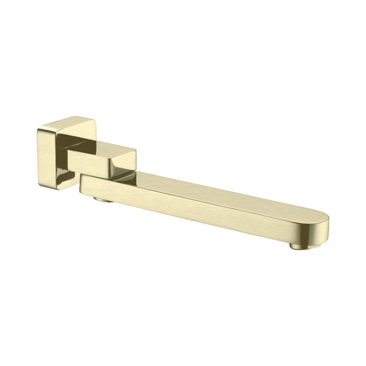 Nero Bianca Swivel Bath Spout Only Brushed Gold