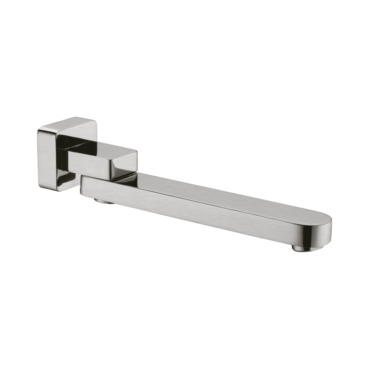 Nero Bianca Swivel Bath Spout Only Brushed Nickel