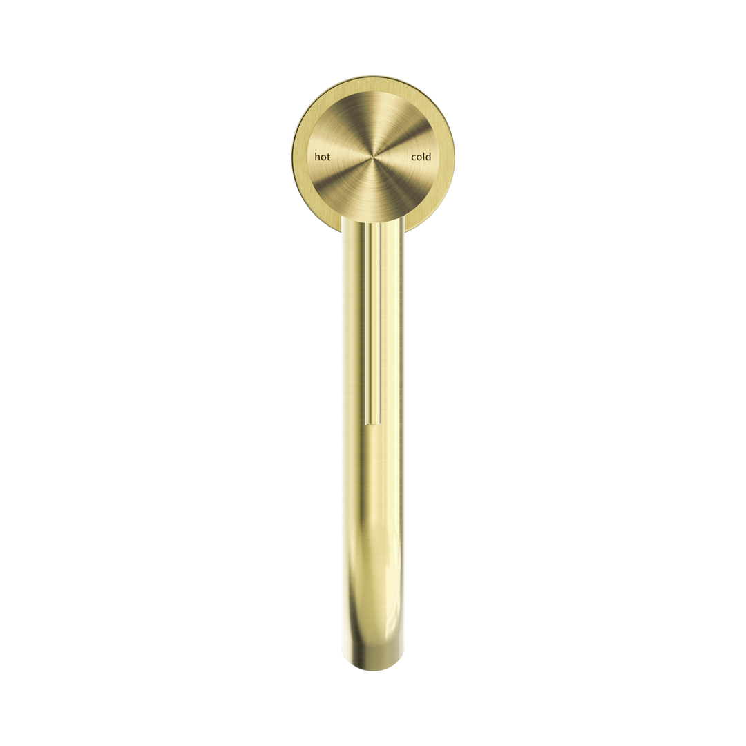 Nero Mecca Mid Tall Basin Mixer Brushed Gold