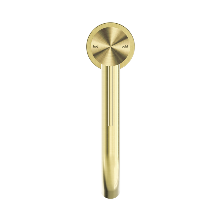 Nero Mecca Mid Tall Basin Mixer Brushed Gold