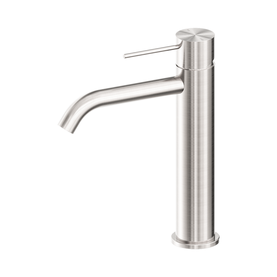 Nero Mecca Mid Tall Basin Mixer Brushed Nickel