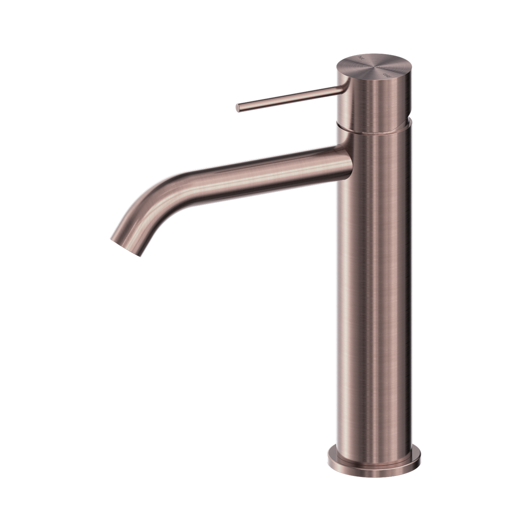 Nero Mecca Mid Tall Basin Mixer Brushed Bronze