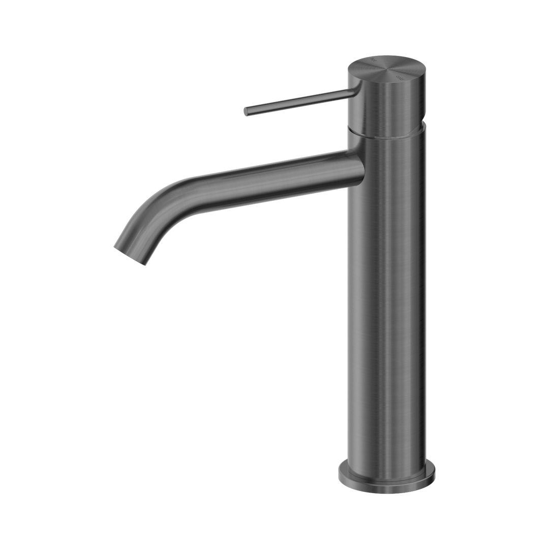 Nero Mecca Mid Tall Basin Mixer Gun Metal