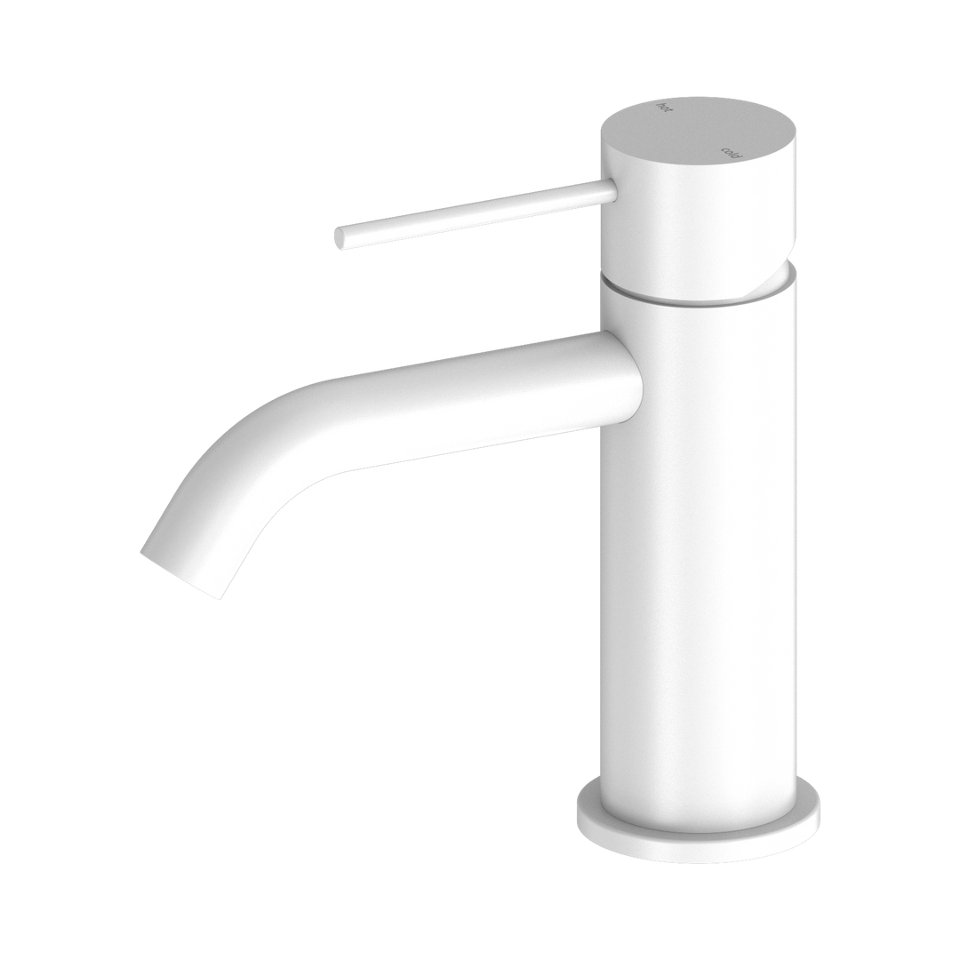 Nero Mecca Basin Mixer BB Matte White