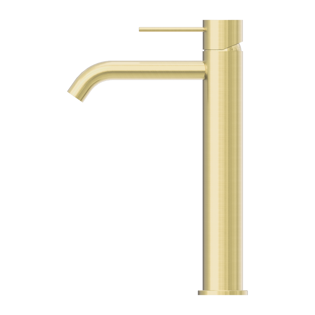 Nero Mecca Tall Basin Mixer Brushed Gold