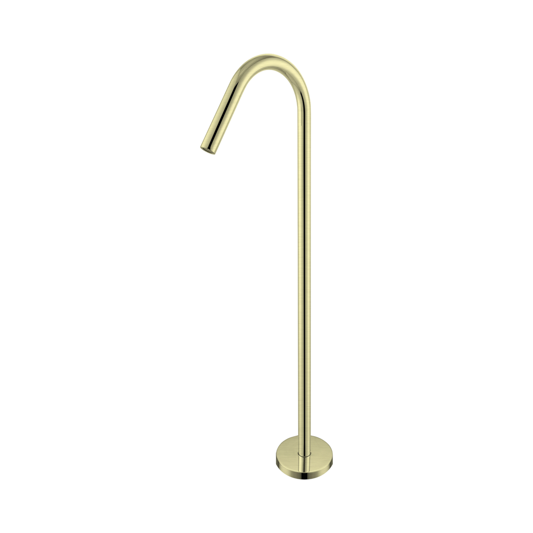 Nero Mecca Freestanding Bath Spout Only Brushed Gold